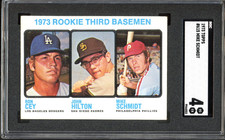 1973 Topps #615 Mike Schmidt Rookie SGC 4 Vintage HOF RC Baseball Card (4553) picture