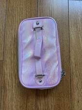 Trixie Cosmetics - Trixie Mattel Solid Pink Disco makeup bag with brushes picture