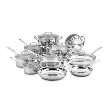 Cuisinart Chef's Classic 17-Piece Stainless Steel Cookware Set Kitchen picture