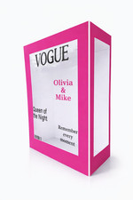 6.3ft by 5.4ft Magazine photo booth, magazine life size, custom magazine, Vogue picture