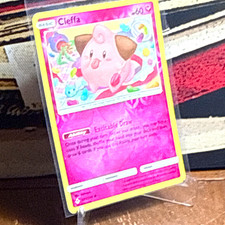 Pokemon TCG Cleffa 131/214 SM-Unbroken Bonds Uncommon Reverse Holo English picture