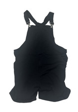 TGF Swoveralls Knit Overall Shorts Shortalls Women's XL Black Relaxed  Comfy picture