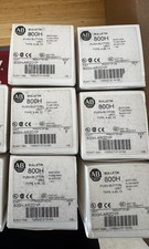 Allen Bradley Bulletin 800H Push Button Flush Head Black Cap 800H-AR2D1 Series F picture