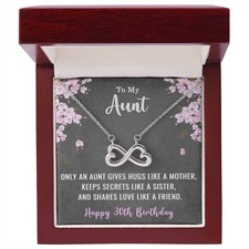 To My Aunt Necklace for Her 30th Birthday 30 Years Old Birthday picture