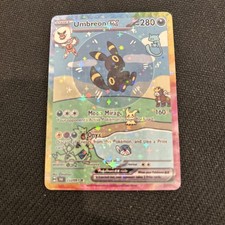 Pokemon Bubble Umbreon Special Doujin Art Starry Holo Card picture