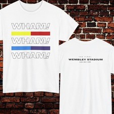 Retro 1986 George Michael Wham Final Show T-Shirt 2-Sided picture