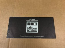 VTG 1972 Pontiac Emission Control Systems - Required Maintenance/Warranty Info picture