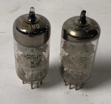 Vintage Pair of Telefunken ECC81 12AT7 CV4024 Vacuum Tubes - SHOWN WORKING picture