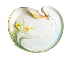 Franz Porcelain Papillon Butterfly Large Platter Plate FZ00596 picture