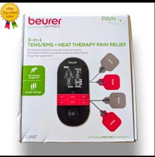 Beurer EM59 Digital 3-in-1 TENS EMS Heat Therapy Muscle Stimulator - NEW SEALED picture