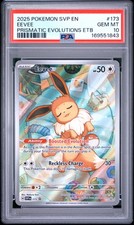 2025 POKEMON SVP EN-SV BLACK STAR PROMO #173 EEVEE PSA 10 picture