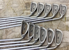 Vintage Ping Eye II + golf set 1-SW black dot steel shafts men’s right handed picture