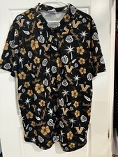 Vanderbilt Commodores Polo Button Down Black Short Sleeve Men XL picture