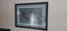 Robert Bateman Framed Panther Blk Shadows Rainforest Art Premier Edition 135/450 picture