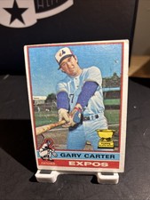 Topps 1976 Gary Carter All-Star R/C #441 Montreal Expos, Off Center picture