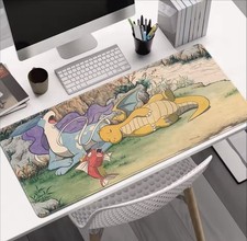 Pokémon TCG Sleeping Dragonite Suicune Playmat Desktop Pad Card Mousepad 24” picture