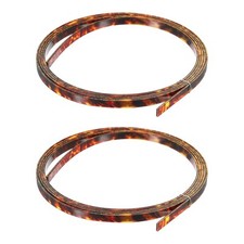 2Pcs Plastic Binding Purfling Strip 1650x6x1.5mm for Guitar Brown picture