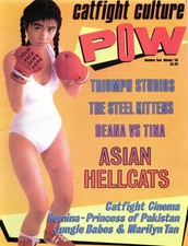 Draculina Pow Magazine 2 Catfight Cinema Marilyn Tan Mildred Burke Asian Hellcat picture