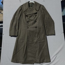 WWII US Army Enlisted Men's Wool Overcoat and Pants Original Period Uniform Item picture