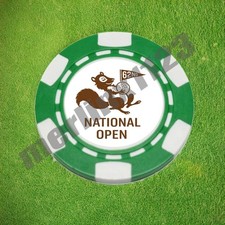 1962 US Open Oakmont Nicklaus - Dia-magnetic Clay Poker Chip Golf Ball Marker picture