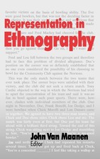 Representation in Ethnography by John Van Maanen - Hardcover 1995 - GOOD picture