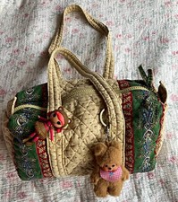Extremely Rare Vera Bradley Wheat 100 duffel bag picture