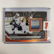 2025-26 Bowman U Now Gavin McKenna #2A 1st Goal Hockey-Stick Relic Orange 15/25 picture