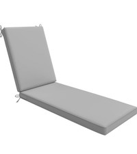 AAAAAcessories Outdoor Chaise Lounge Cushions, Waterproof, 1pack Gray picture