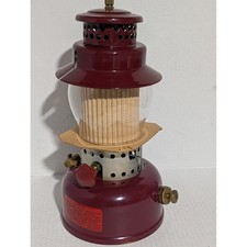 NOS Vintage AGM Model 3016 Lantern Maroon Mint Unfired Brand New Old Stock Box picture