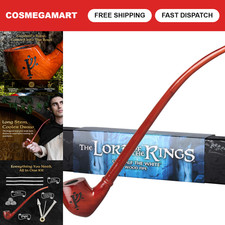 Churchwarden Tobacco Pipe for Smoking, Real Cherry Wood, LOTR Inspired Design picture