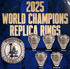 💍 LA Dodgers ‘25 World Series Championship Ring FULL SET 7/28/26 💍 picture