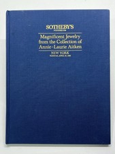 Sotheby's NY Magnificent Jewelry Annie-Laurie Aitken Collection April 23, 1985 picture