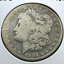 1904-S $1 Morgan Silver Dollar (90730) picture