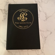 The Lenox Club Sesquicentennial History By Cornelia Gilder Richard Jackson 1864- picture