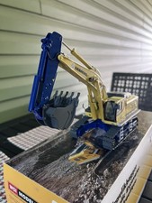 Liebherr R970 SME Excavator - White - WSI 1:50 Scale Diecast Model #04-1156 New picture