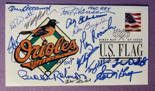 SIGNED BALTIMORE ORIOLES LEGENDS (15 SIGS) FDC AUTOGRAPHED FIRST DAY COVER picture