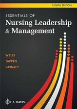 Essentials of Nursing Leadership & - Paperback, by Weiss Sally A.; - New h picture