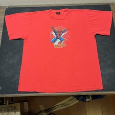 Vintage Spider Man Shirt Mens XL Red Amazing Marvel Changes Made USA 90s picture