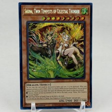 Shiina, Twin Tempests of Celestial Thunder BPRO-EN027 1st Ed Secret Rare Yugioh picture
