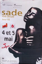 SADE LOVE DELUXE 1993 French Grande Rolled Vintage Music Poster Original picture