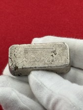 VINTAGE RARE 1970's WESCAN Old 5 Oz Poured Silver Bar Ingot picture