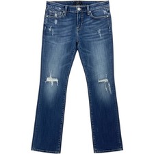 Vigoss London Bootcut Jeans Medium Wash Distressed Size 7 P2520J picture