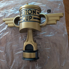 CARS 20th ANNIVERSARY Piston Tumbler Trophy Drink Cup with Straw and Lid picture