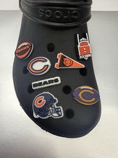 7 Piece NFL Chicago Bears Shoe Charm Set picture