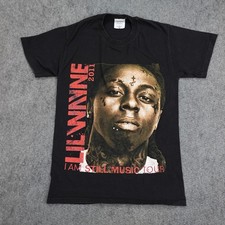 VTG Lil Wayne Shirt Mens Small Black I Am Still Music Tour 2011 Rap Concert Tee picture