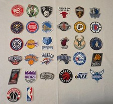 NBA Team Patch Embroidered Iron On Sew On Basketball Jersey Logo Patches picture