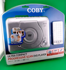 Coby DVD-211 Ultra Compact Progressive Scan DVD Player Silver Sealed New  picture