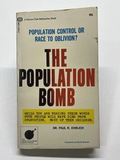 Ballantine Books The Population Bomb Paul R. Ehrlich Paperback Science 1970 picture