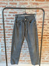 Vintage 1994 Levi's Men's 536 Black Jeans W29 L30 Button Fly Tapered Made Mexico picture