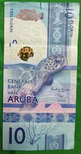 Aruba, 10 florin, 2019, P-21, Circ Spectacular with COA picture